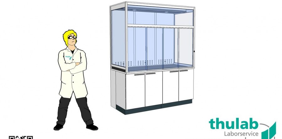 Auftisch Einhausung mit Querschieber