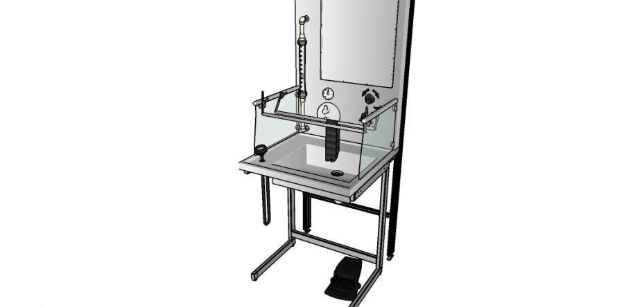 Edelstahlspültischanlage